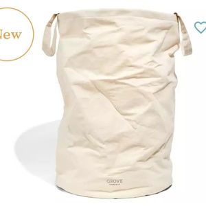 100% Organic Cotton collapsible laundry basket